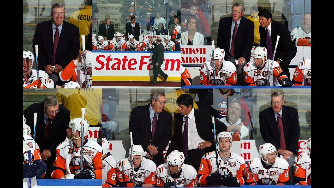New York Islanders 3 Pittsburgh Penguins 2 November 3 2007 - Al Arbour #1500