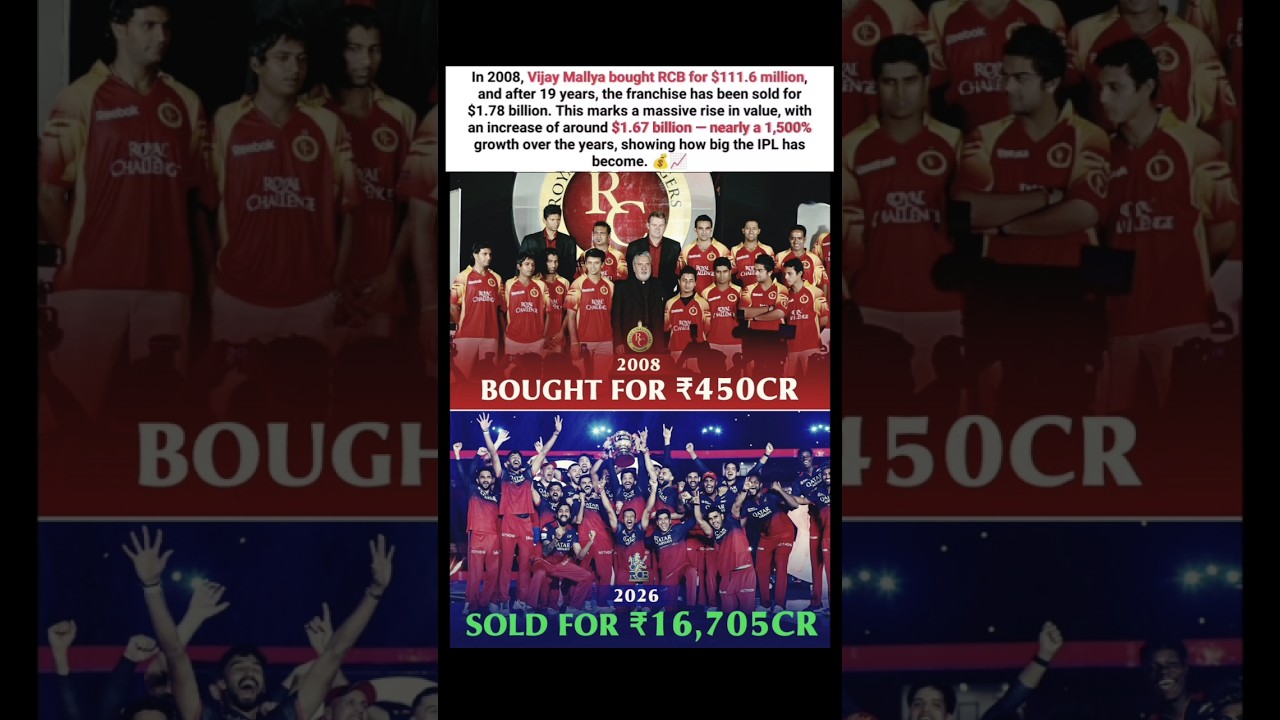 Royal Challengers Bengaluru SELL 😱 Biggest Shock! #cricket #rcb #ipl #viral