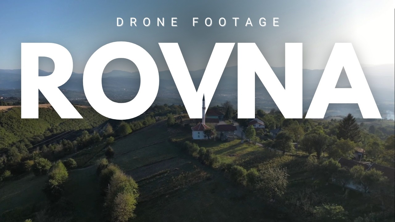 Rovna - Bugojno, FBiH, Bosna i Hercegovina - Drone footage - UltraHD - 4K