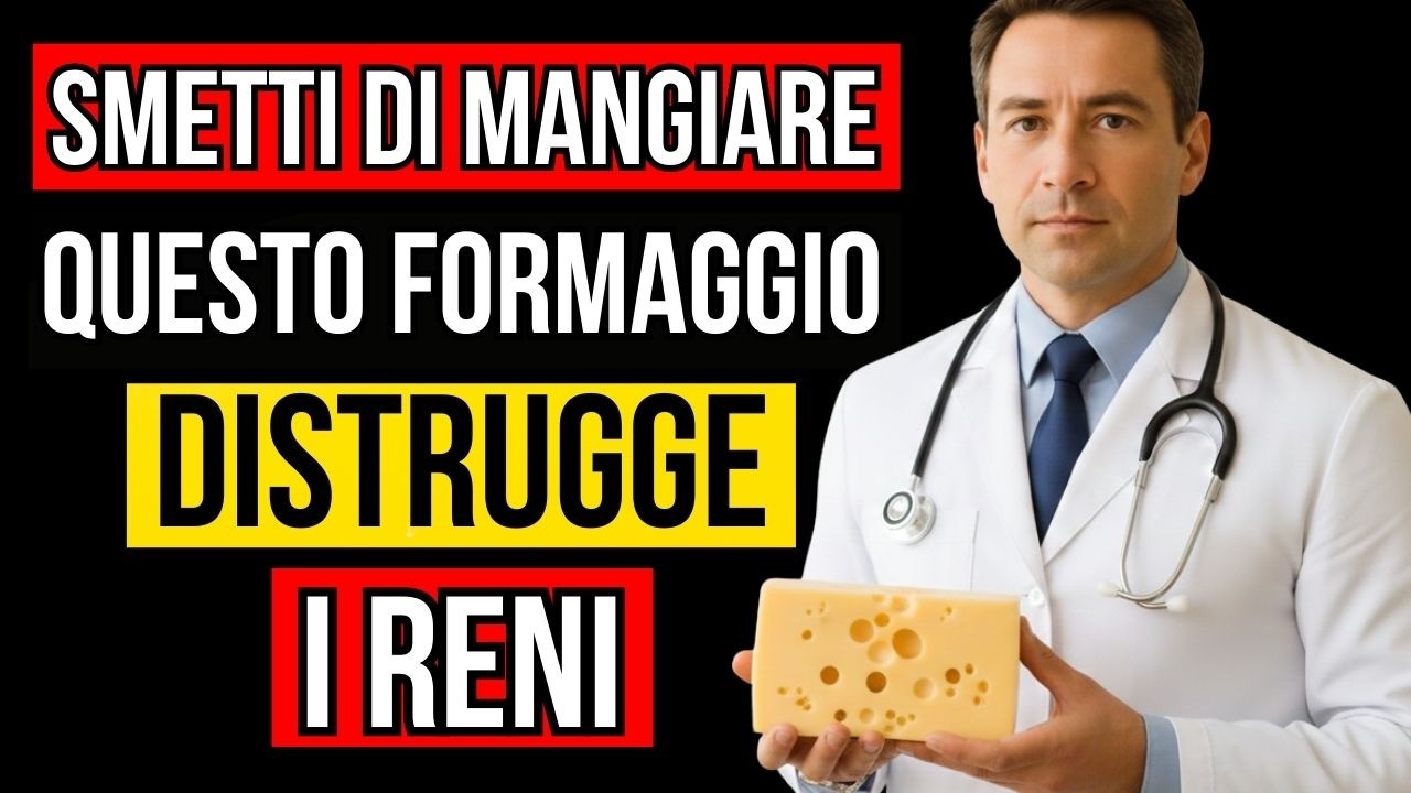 Dopo i 60 anni: 5 formaggi che DANNEGGIANO i reni e 3 che li PROTEGGONO davvero