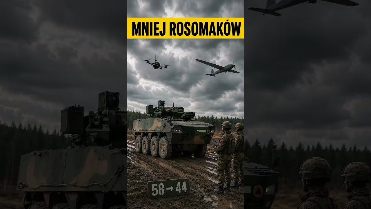 Mniej Rosomak&oacute;w, więcej dron&oacute;w. Wojsko testuje Model 44
