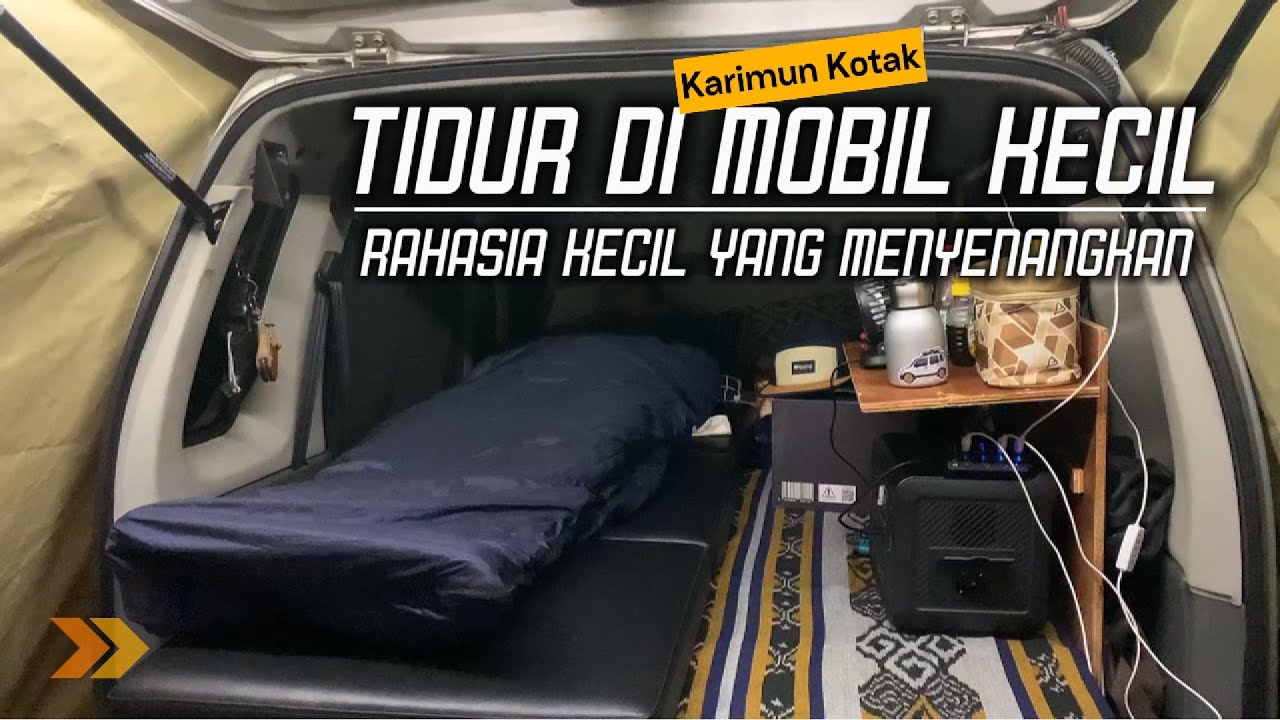 Tidur Di Mobil Kecil Rahasia Kecil Yang Menyenangkan Memasak Dan Menonton Film
