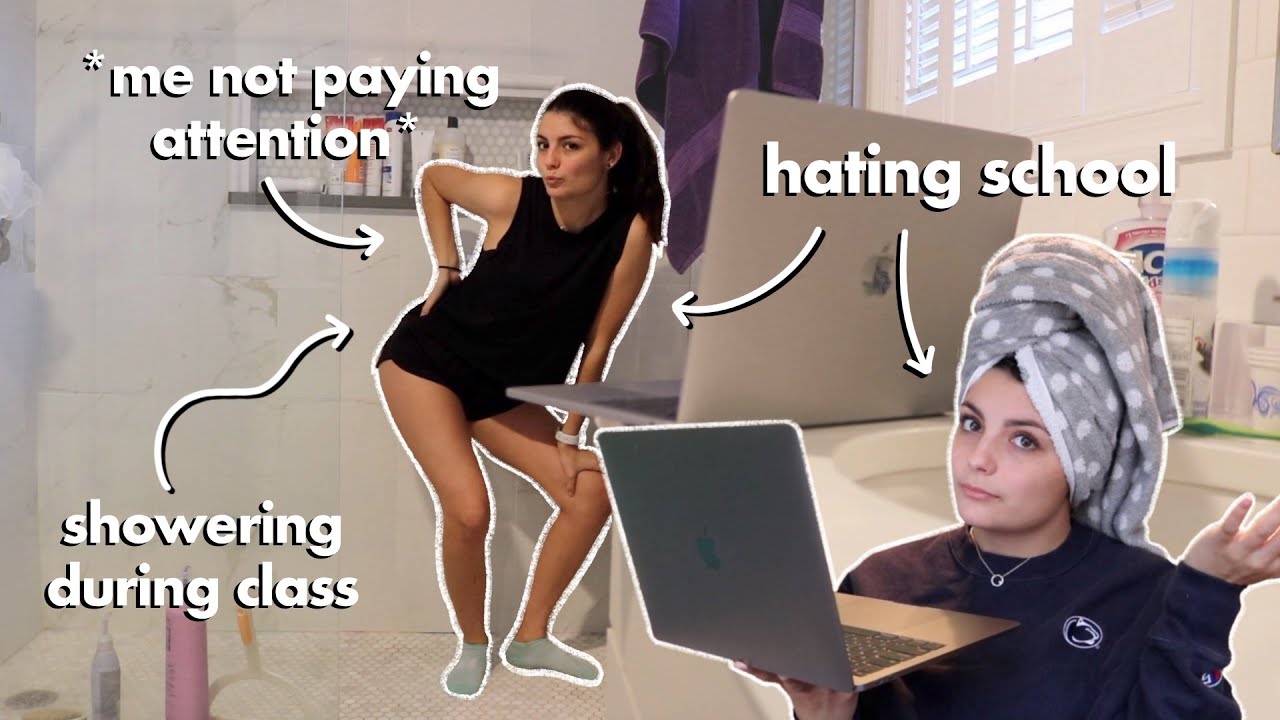 a not so productive online college day in my life vlog (oops lol)