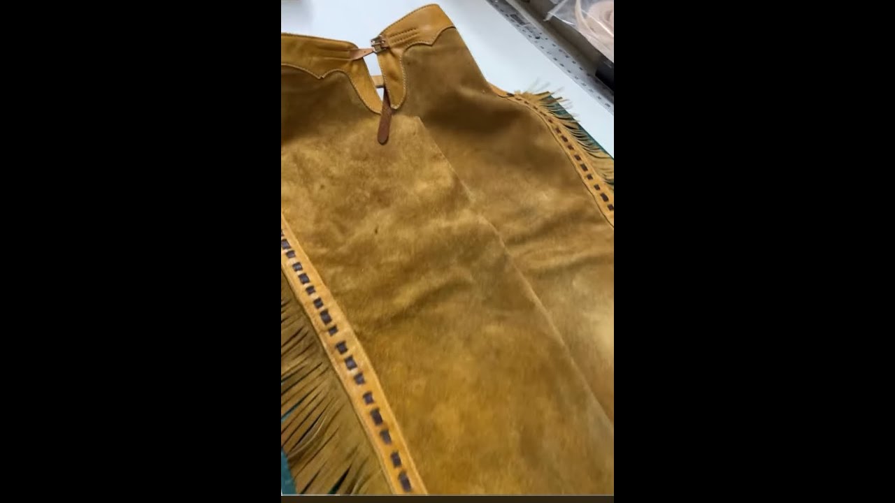 Just restored a pair of chaps and ready to go to owner