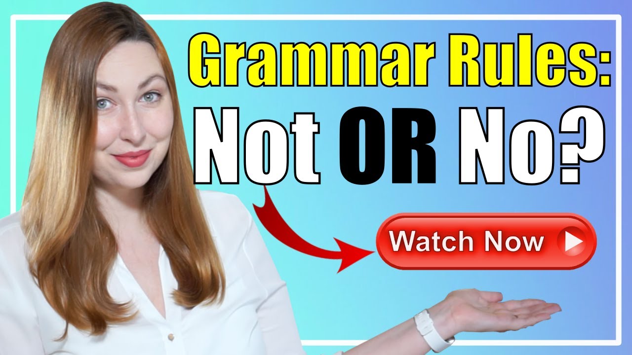 No OR Not? | Basic English Grammar