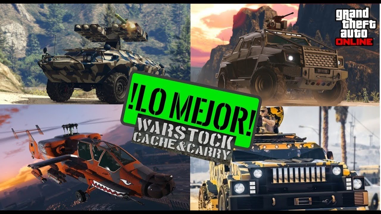 GTA ONLINE 2019- TOP:10 MEJORES VEHICULOS DE WARSTOCK CACHE AND CARRY