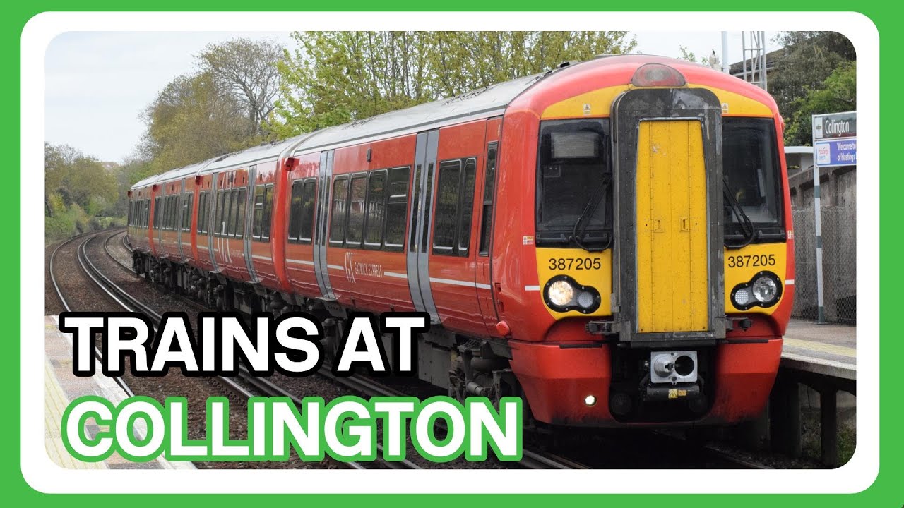 Trains at Collington railway station (01/05/2023)