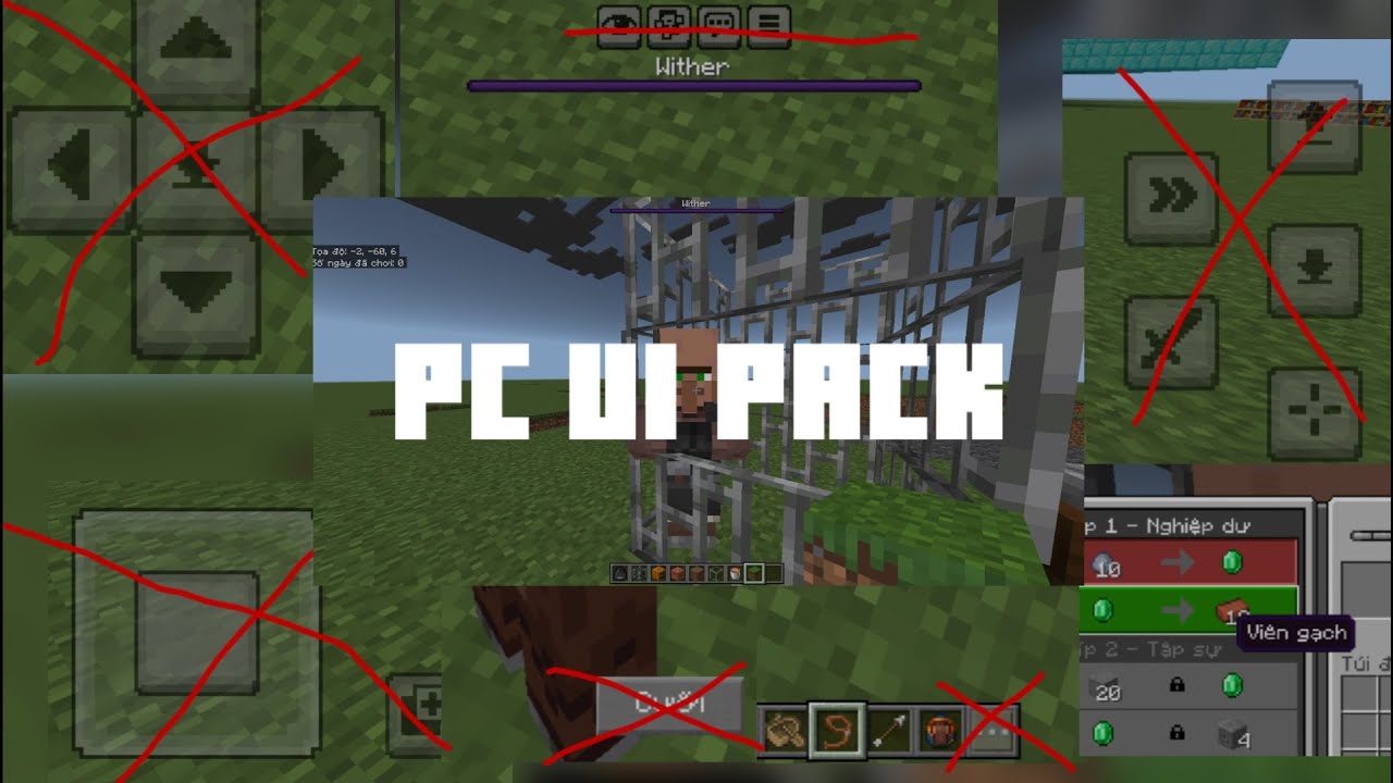 PC UI pack for MCPE - Showcase