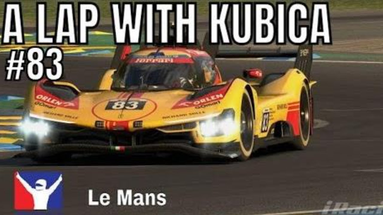 A 3:29 Le Mans Circuit De La Sarthe Lap With Kubica's Ferrari 499P