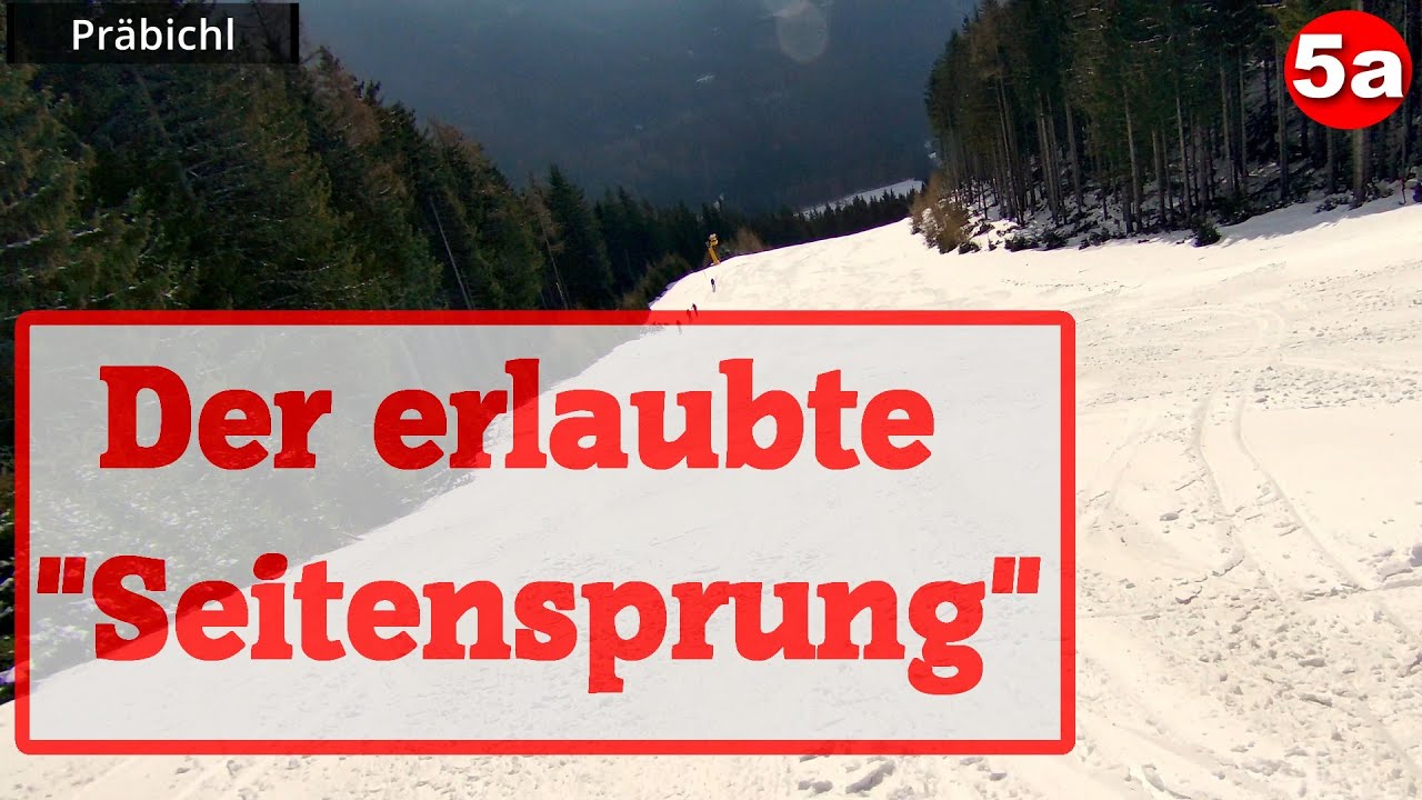🏔️ Präbichl Piste 5a (Seitensprung) | Rote Abfahrt im Skigebiet Präbichl