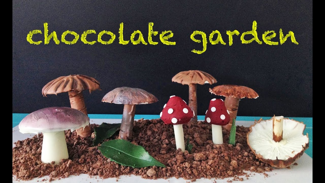 Chocolate Garden HOW TO COOK THAT Garnish Decoration Dessert Recipe Ann Reardon