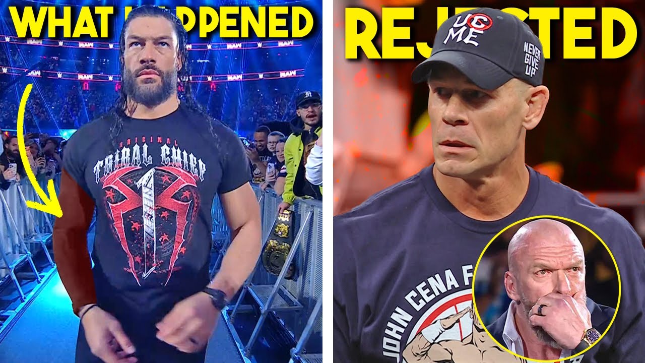 WHAT'S WRONG With Roman Reigns' ARM...John Cena REJECTED HHH...WWE DIDN'T Want Edge...Wrestling News