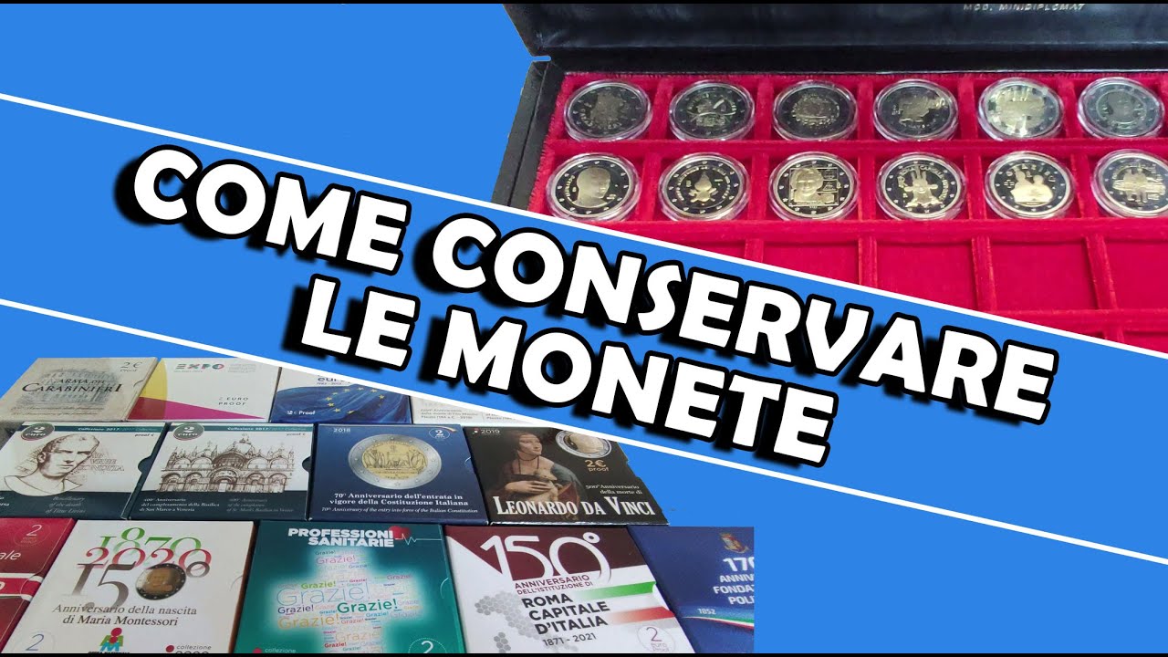 Come Conservare le Monete Proof e FDC  - Fondo Specchio e Fior di Conio - 2 Euro