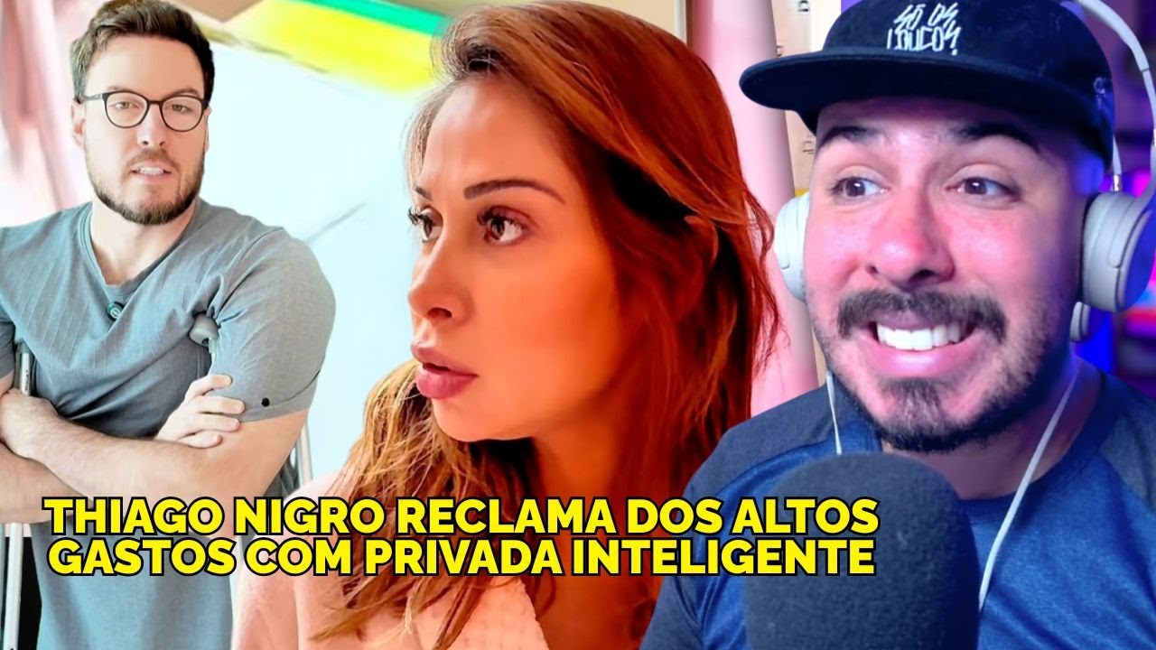 THIAGO NIGRO VOLTA A RECLAMAR DOS ALTOS GASTOS COM A OBRA PT61