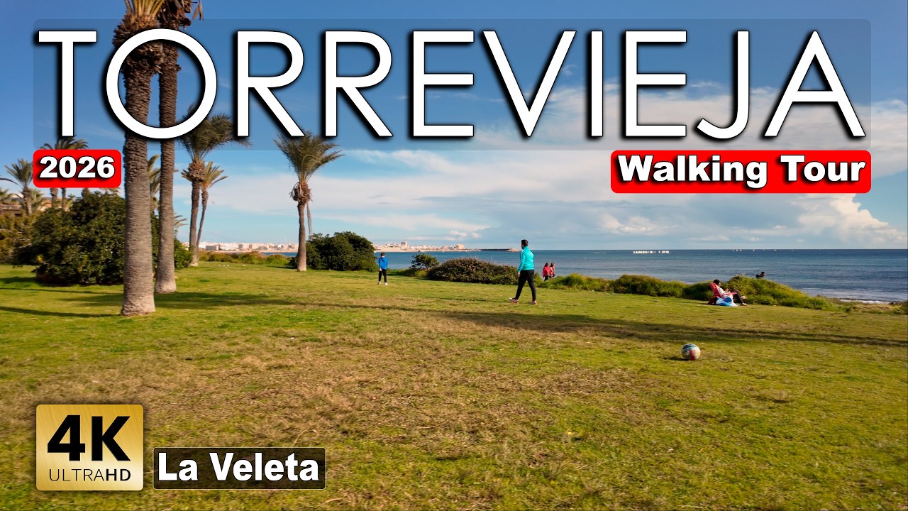 Torrevieja - La Veleta 2026 • Costa Blanca, Spain – Walking Tour [4k 60fps]