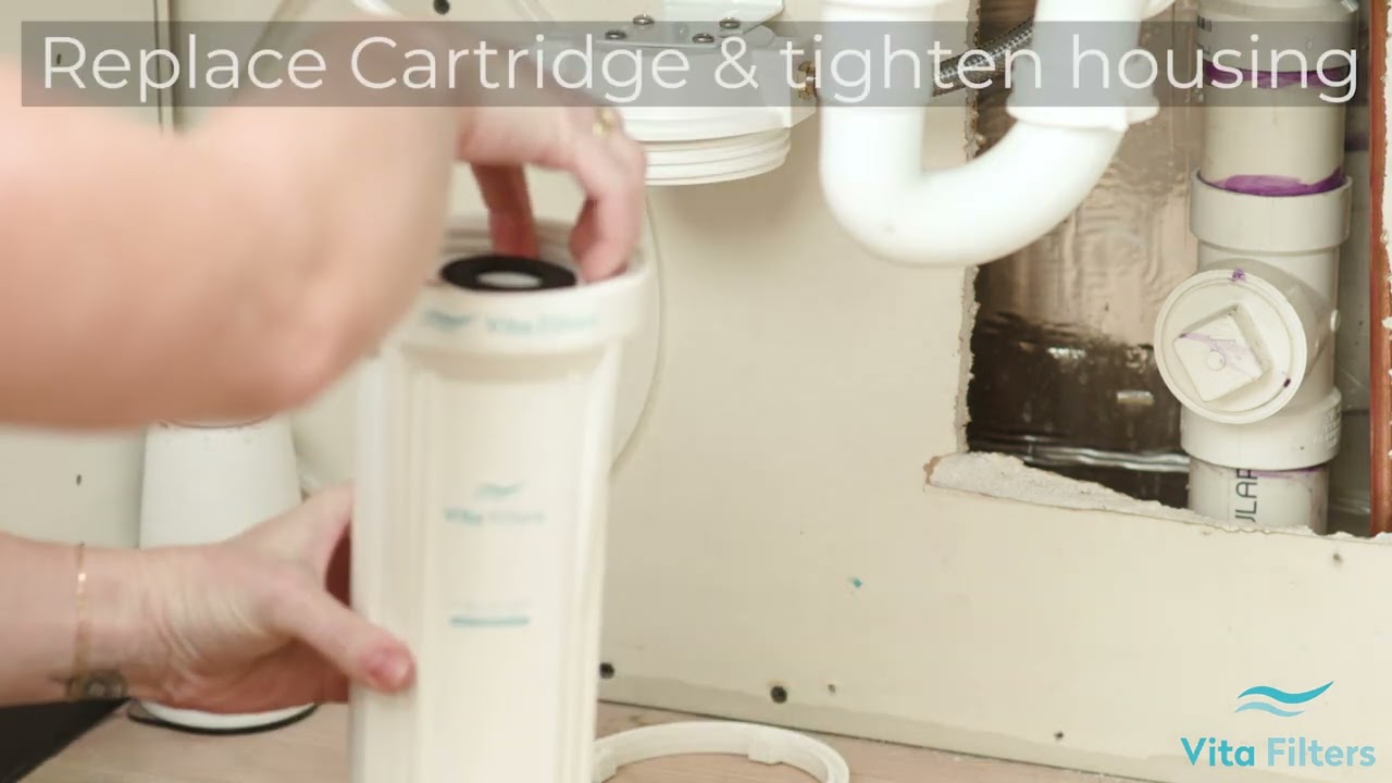 Vita Filters How to Change Under Sink Water Filter Cartridges - Quick & Easy Steps