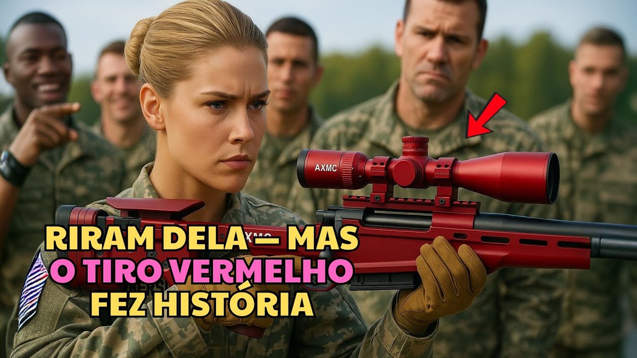 Eles riram do seu rifle vermelho — até que um disparo a 6.000 m deixou o campo em silêncio.