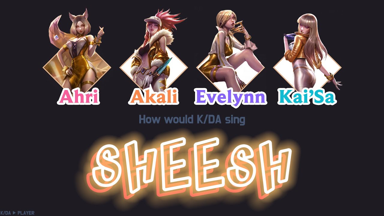 ▶ [AI COVER + LINE DISTRIBUTION] How Would K/DA Sing - SHEESH by BABYMONSTER | K/DA ▶ PLAYER
