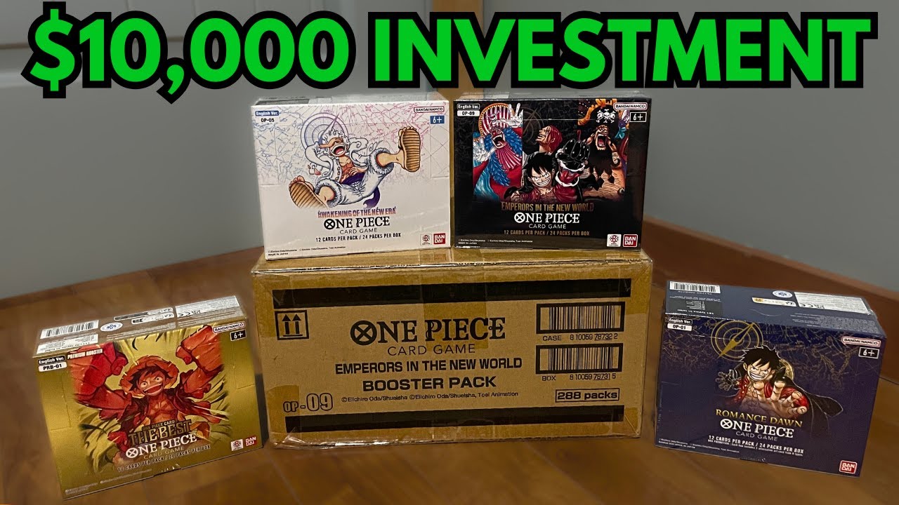 Revealing My $10,000 One Piece Booster Box Investment