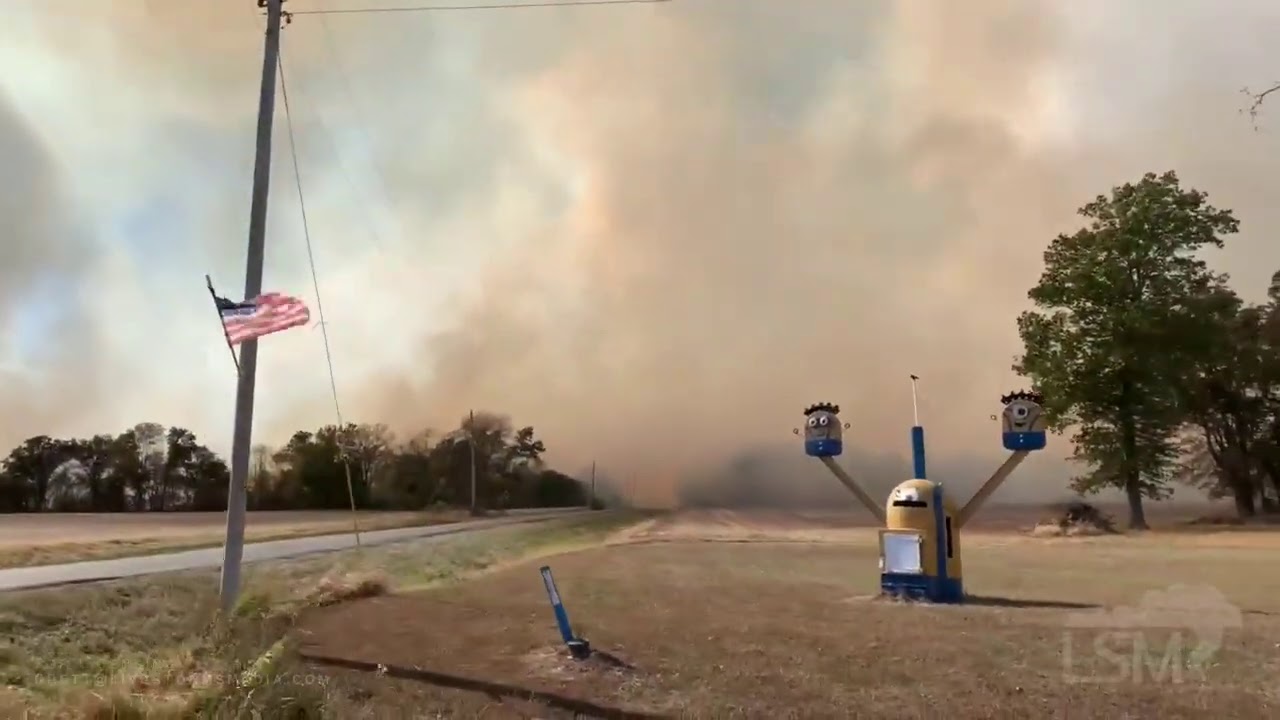 10-14-2020 Beecher City, Illinois Large Field Fire