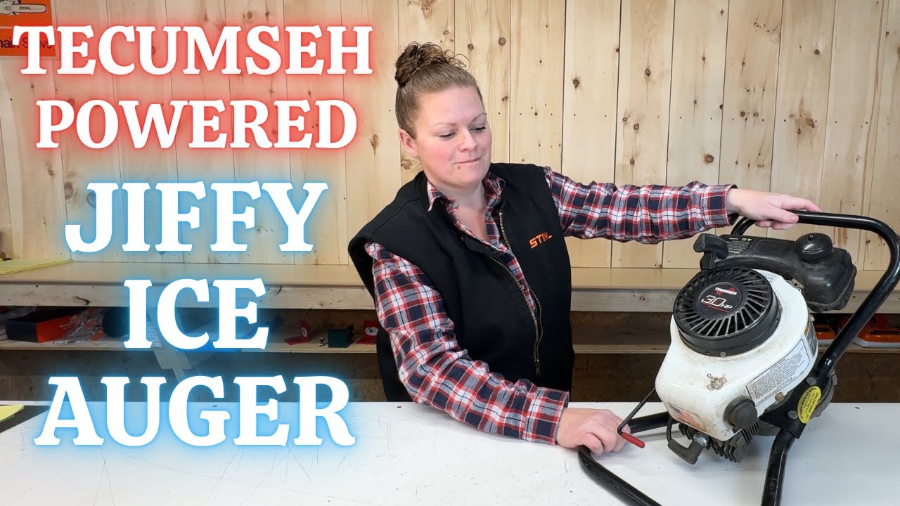 Jiffy Ice Auger  /  Tecumseh 2 Stroke Engine.  Will it run?