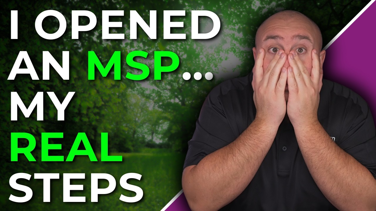 Я создал MSP-компанию с нуля (вот что я сделал в первую очередь).