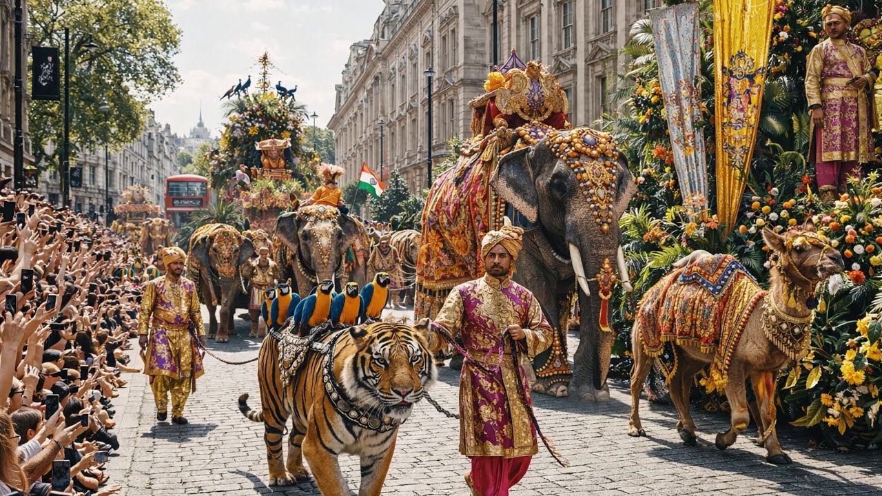 LONDON ANIMAL PARADE | REAL LIFE Animal Procession Through City Streets | UNBELIEVABLE SCENES