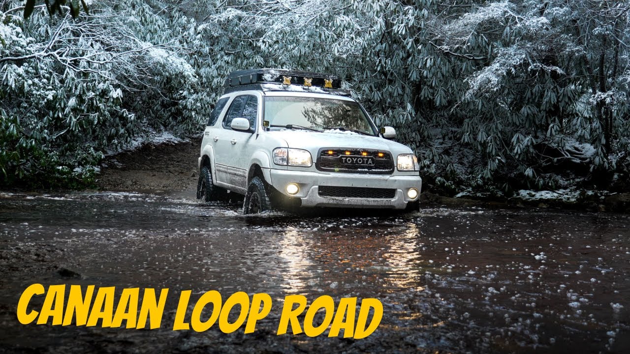 Toyota Sequoia: по бездорожью в снегу! | Дорога в петлю Ханаана