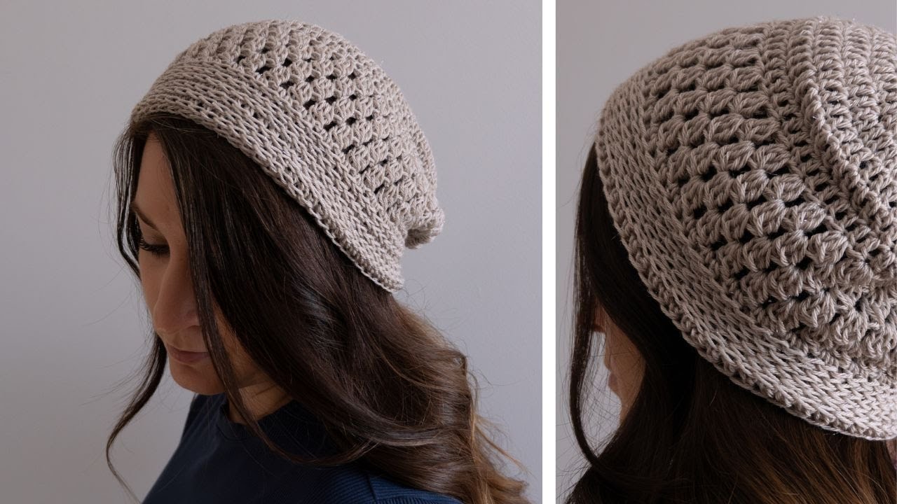 How to Crochet a Hat that's Lightweight & Perfect for Fall!