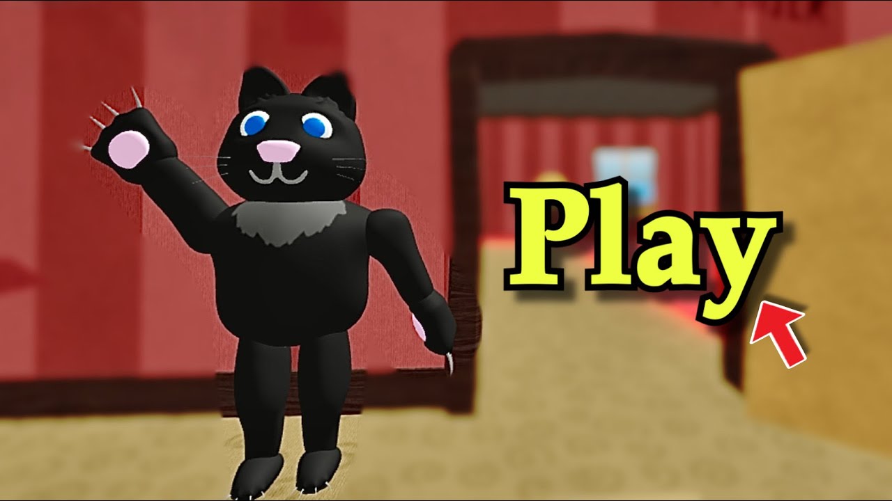 الهروب من القط الاسود😭Roblox