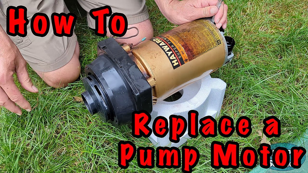 Как пошагово заменить двигатель насоса Hayward Super Pump