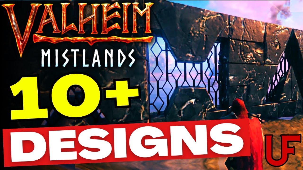 Valheim Mistlands | BEAUTIFUL Black Marble Window Designs | Building | Gameplay