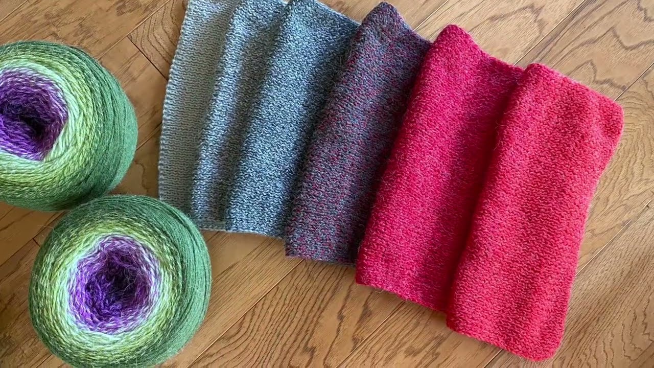 Двухметровый шарф 🧣 из YarnArt Flowers Alpaca | шарф спицами