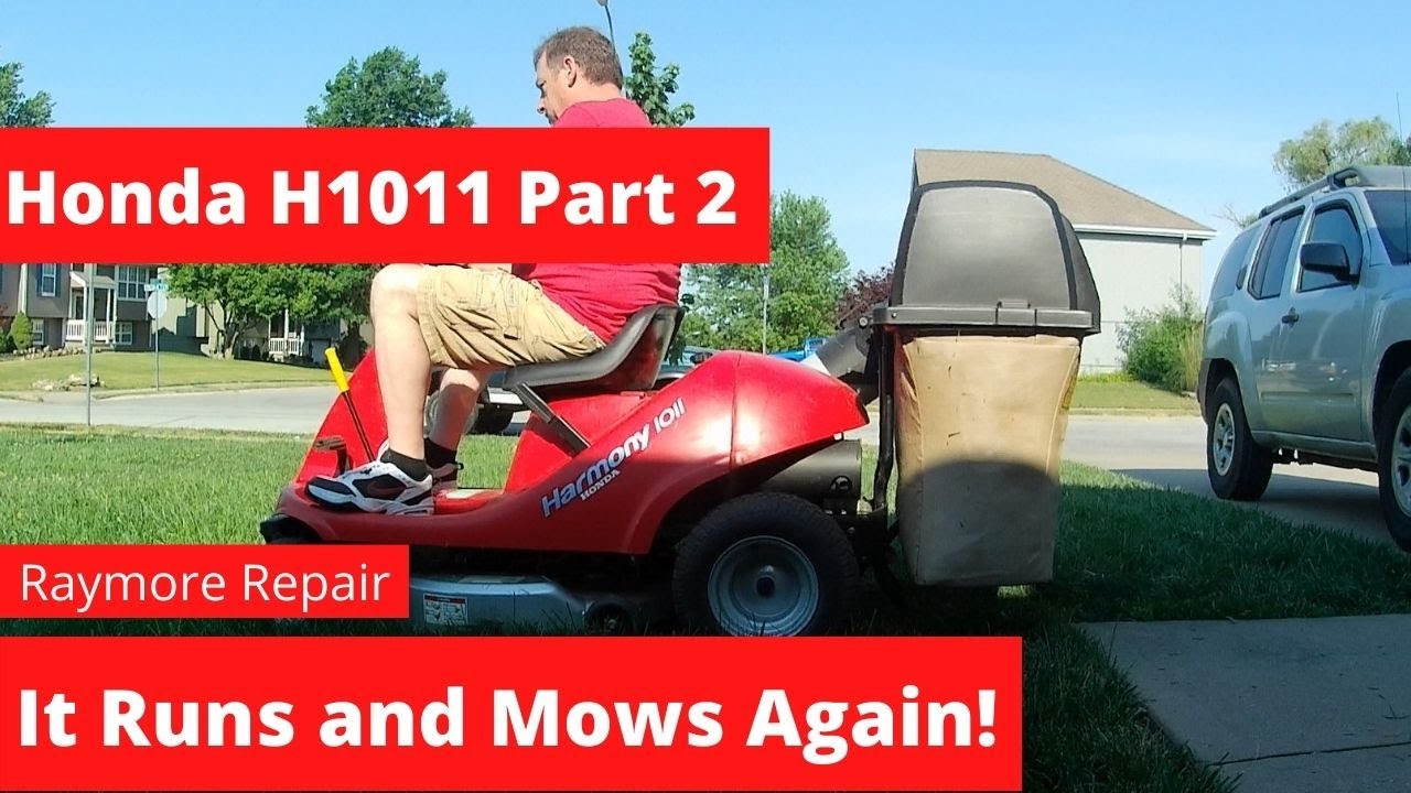 Honda Harmony H1011 Часть 2. Работает и косит!