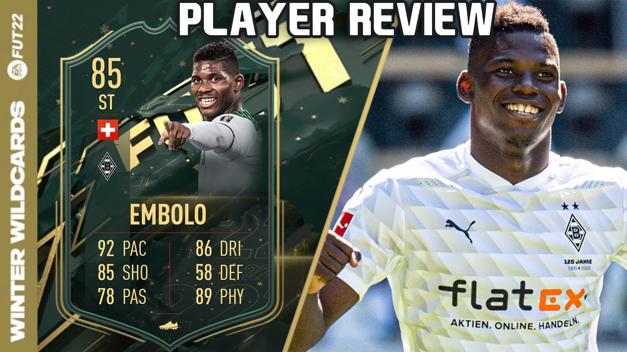 CRAZY ST! 🤯 85 WINTER WILDCARDS EMBOLO PLAYER REVIEW! FIFA 22 ULTIMATE TEAM