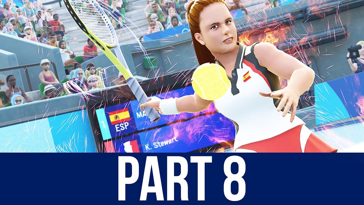 TOKYO 2020 Olympics Video Game Gameplay Part 8 - TENNIS