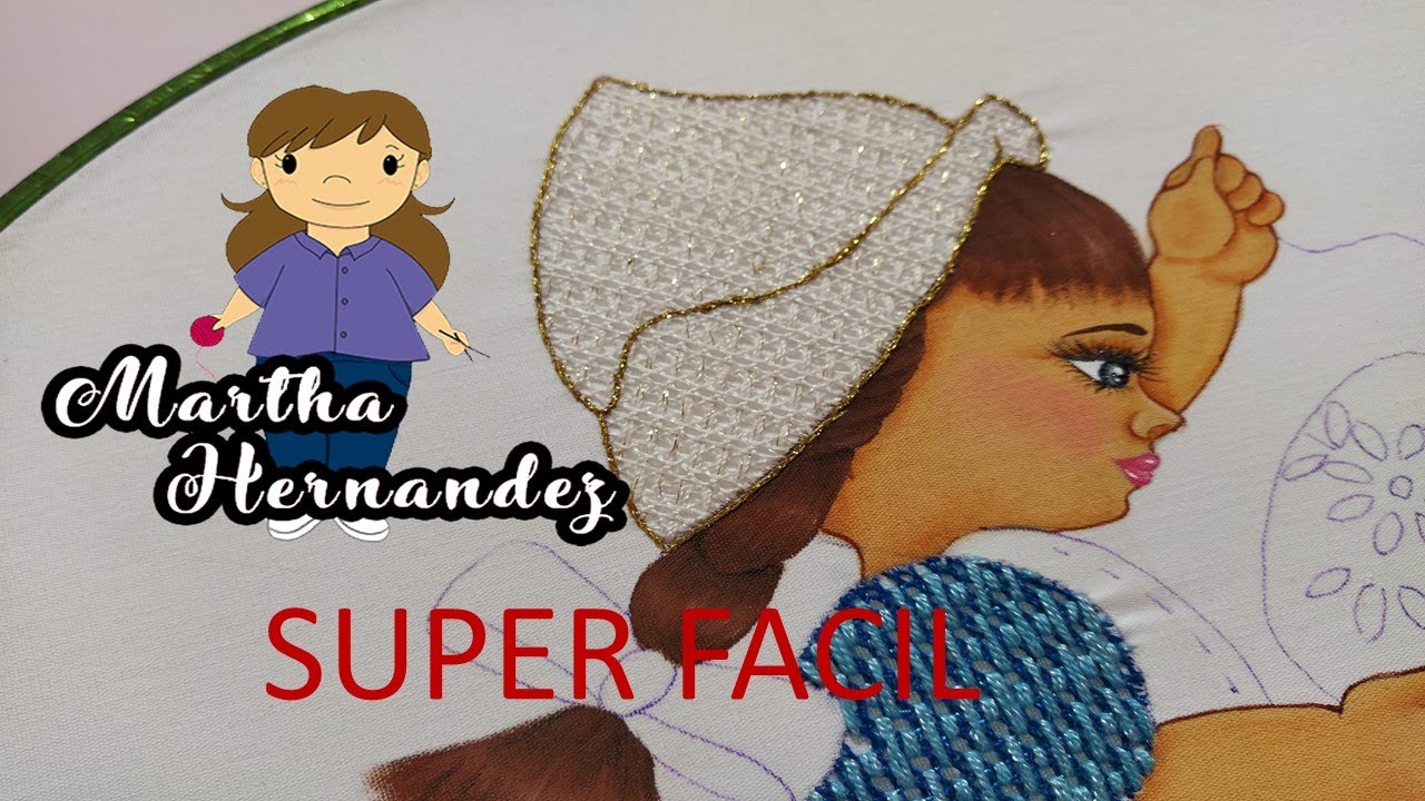 Bordado Fantasia Gorro Holandesa