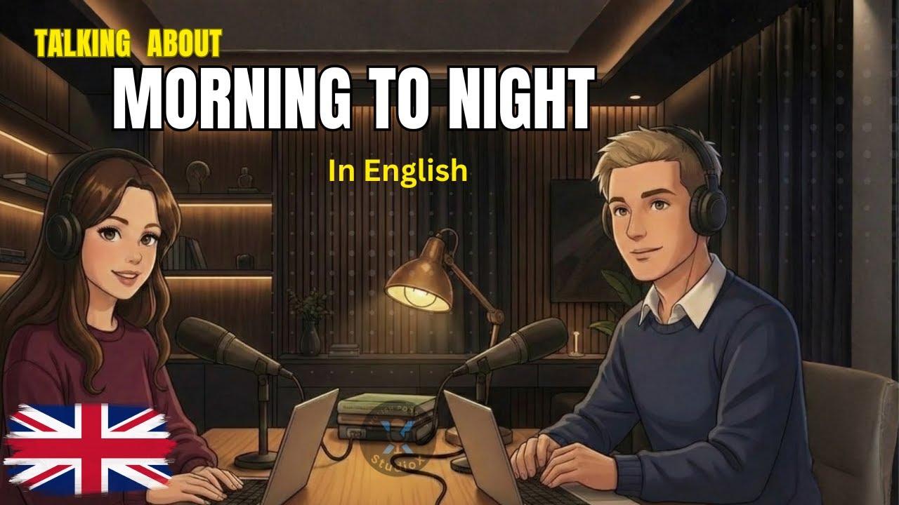 Morning to Night: Daily English Routine | A2–B1 Speaking