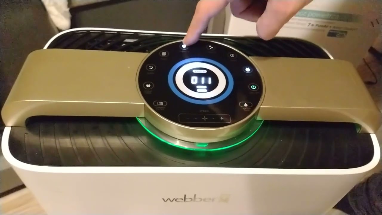 oczyszczacz Webber 9700 Wi-Fi - 7 Pure Air - użytkowanie instrukcja obsługi