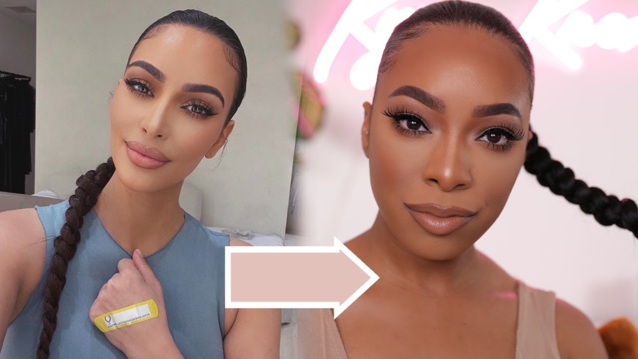 I Did My Makeup Like Kim Kardashian And....I'm Shook! | Kim K Inspired Makeup Tutorial