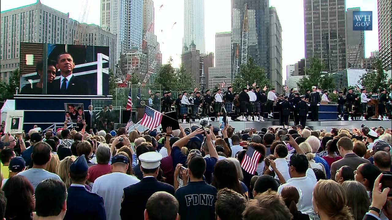 President Obama Attends 9/11 Memorial Service in NYC