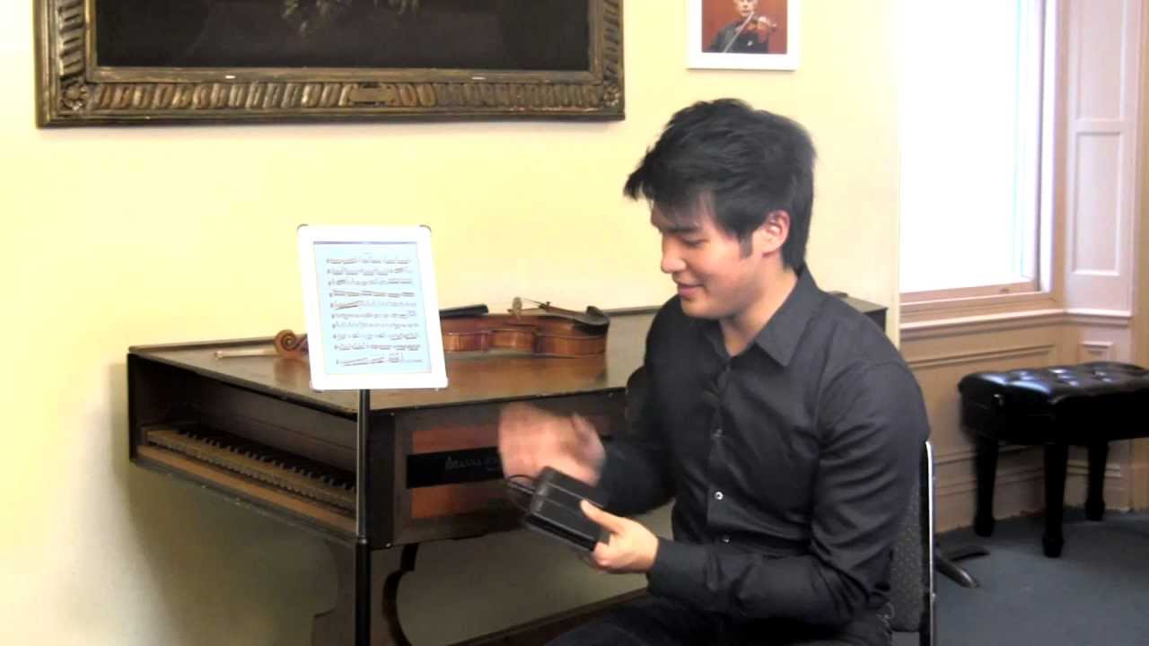 Ray Chen, Violinist, on the iPad, AirTurn, and Social Media
