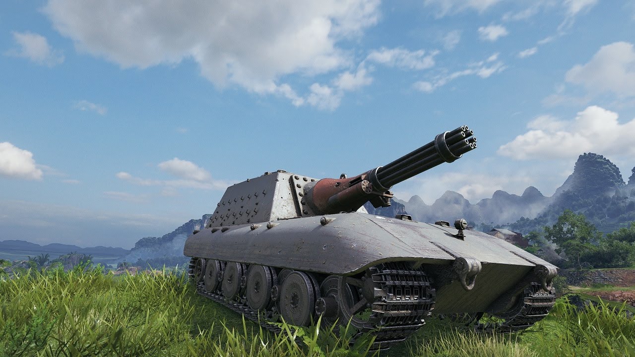 WOT - OVERWHELMING FIRE - STUG E 100 - 9 000 DMG