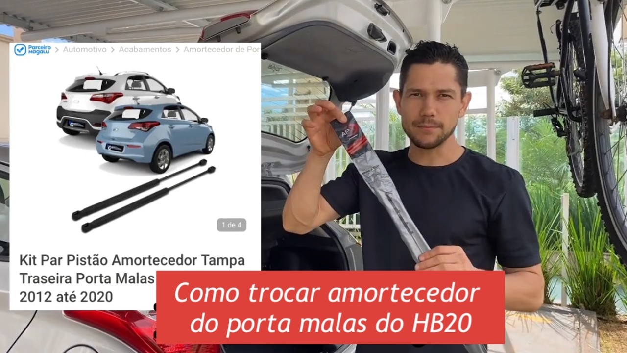 Troca do Pistão do Porta-Malas HB20: Resolva o Problema da Tampa Caindo