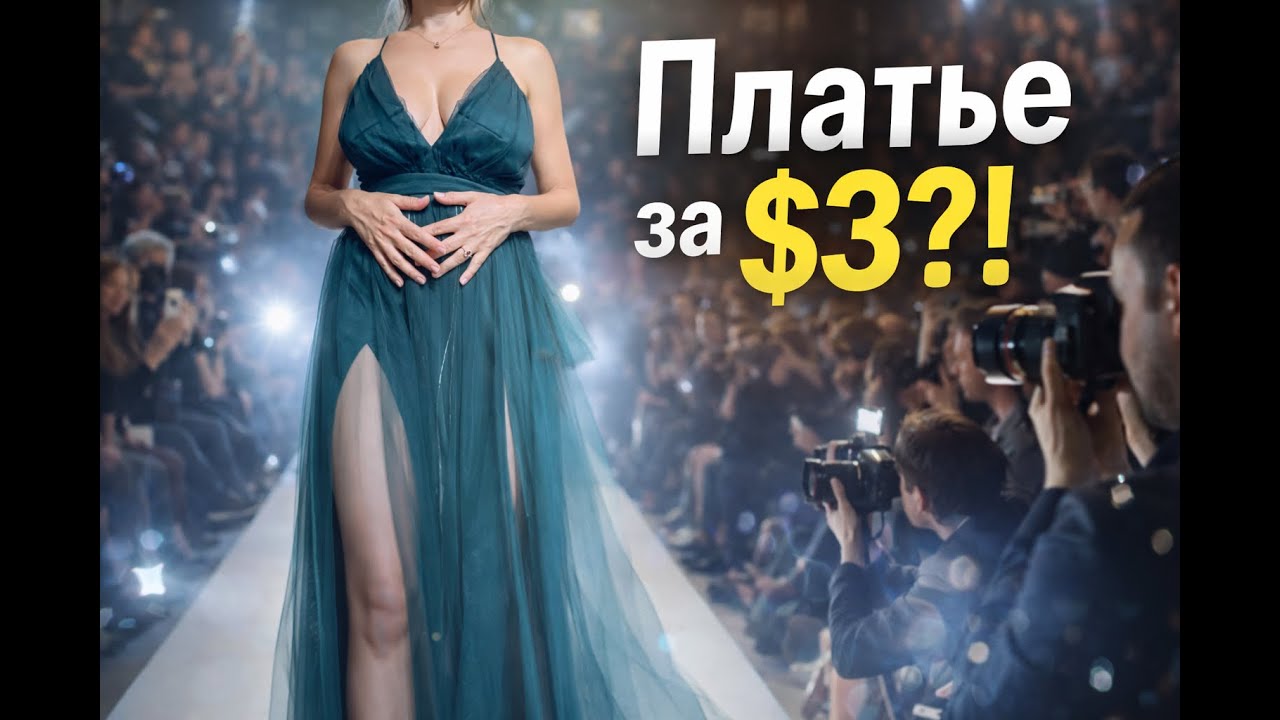 Апсайклинг: платье из секонд-хенда → вечерний образ / Upcycling a Thrifted Gown for Rehearsal Dinner