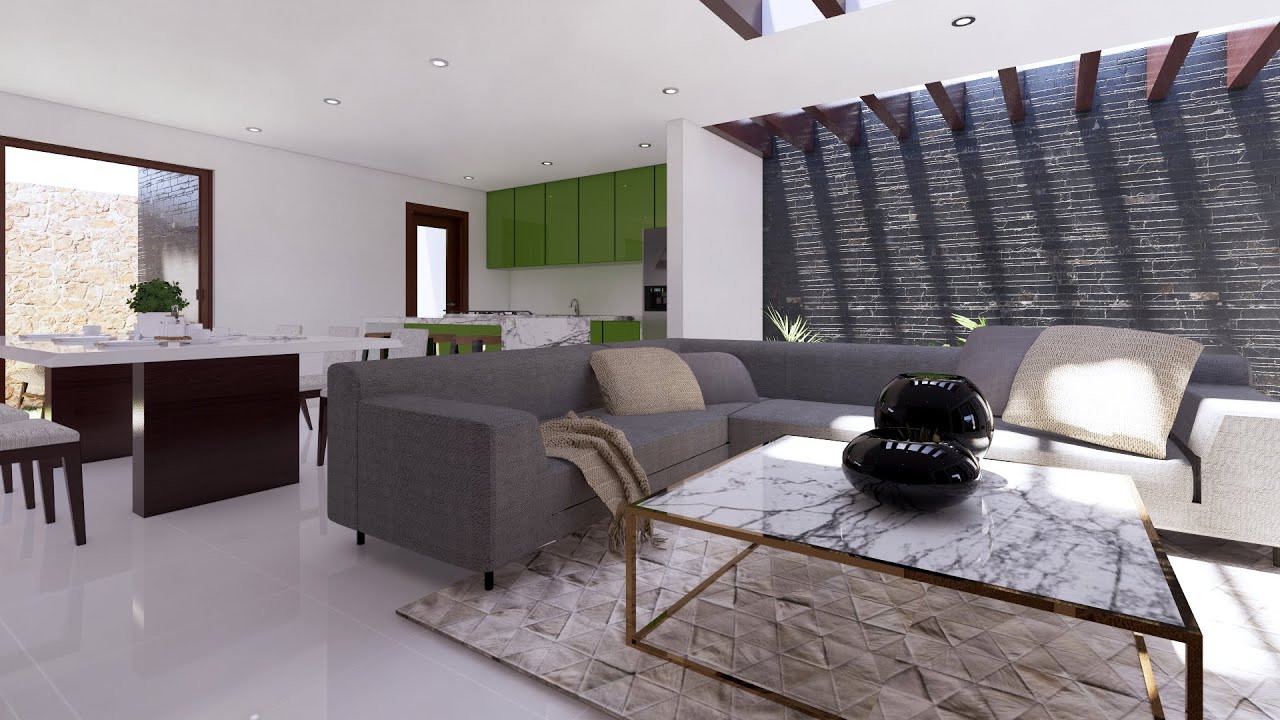 CASA  CON ESPACIOS AMPLIOS / 6.5 x 18 metros / etapa 1 planta baja