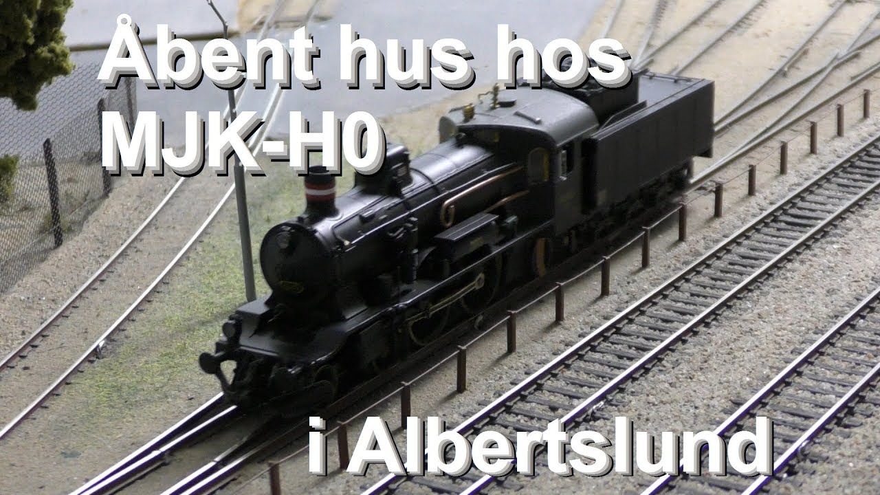 Åbent hus hos Modeljernbaneklubben H0 i Albertslund