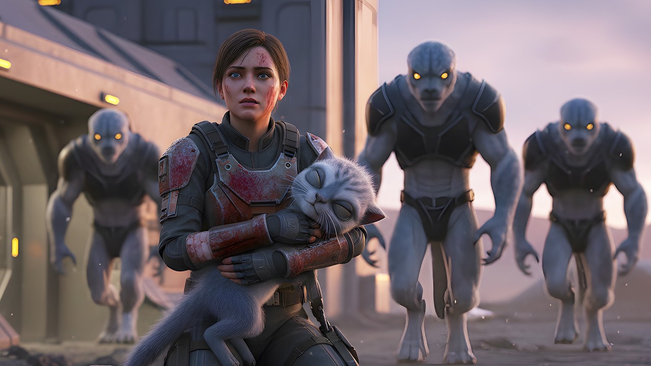 When the Alphas Came Closer — They Saw the Dying Cub in the Human's Arms