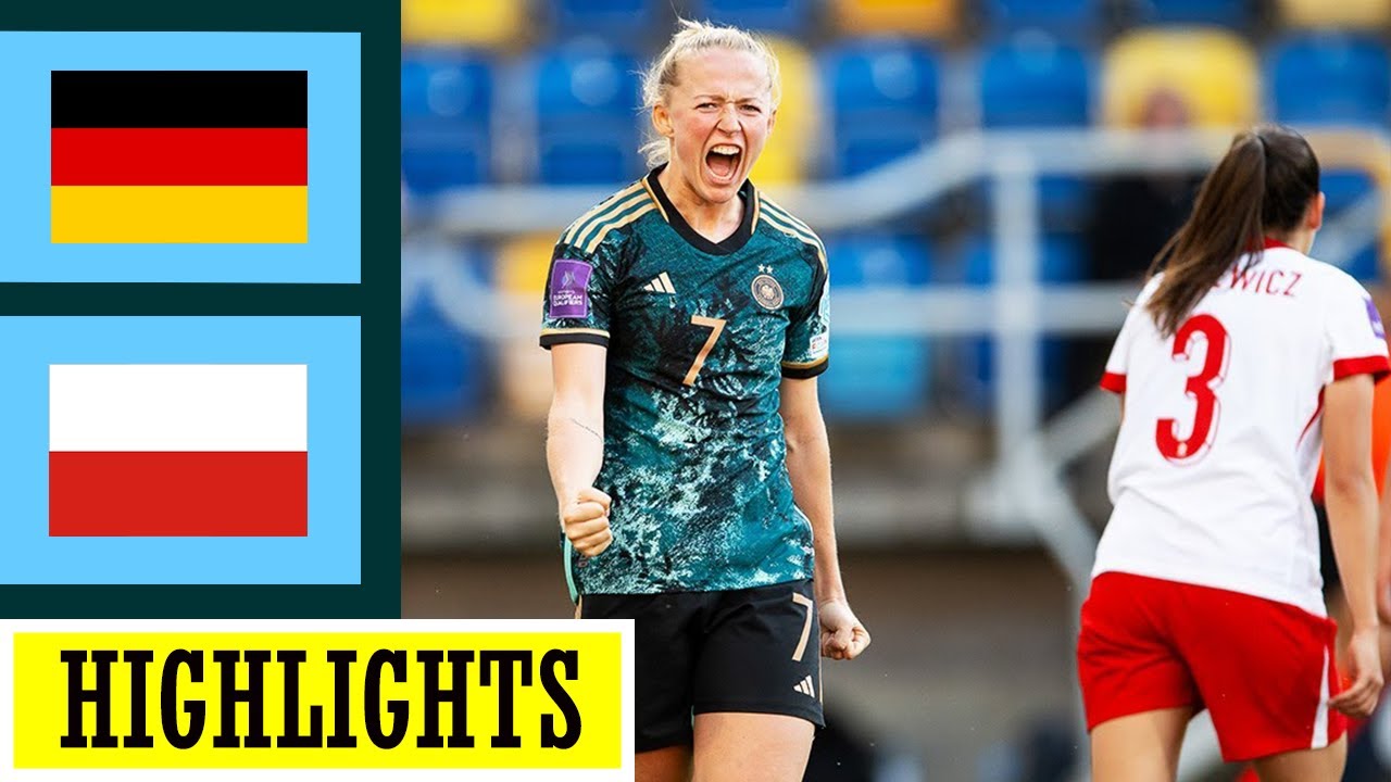 Germany vs Poland Highlights | Women's Football 2025