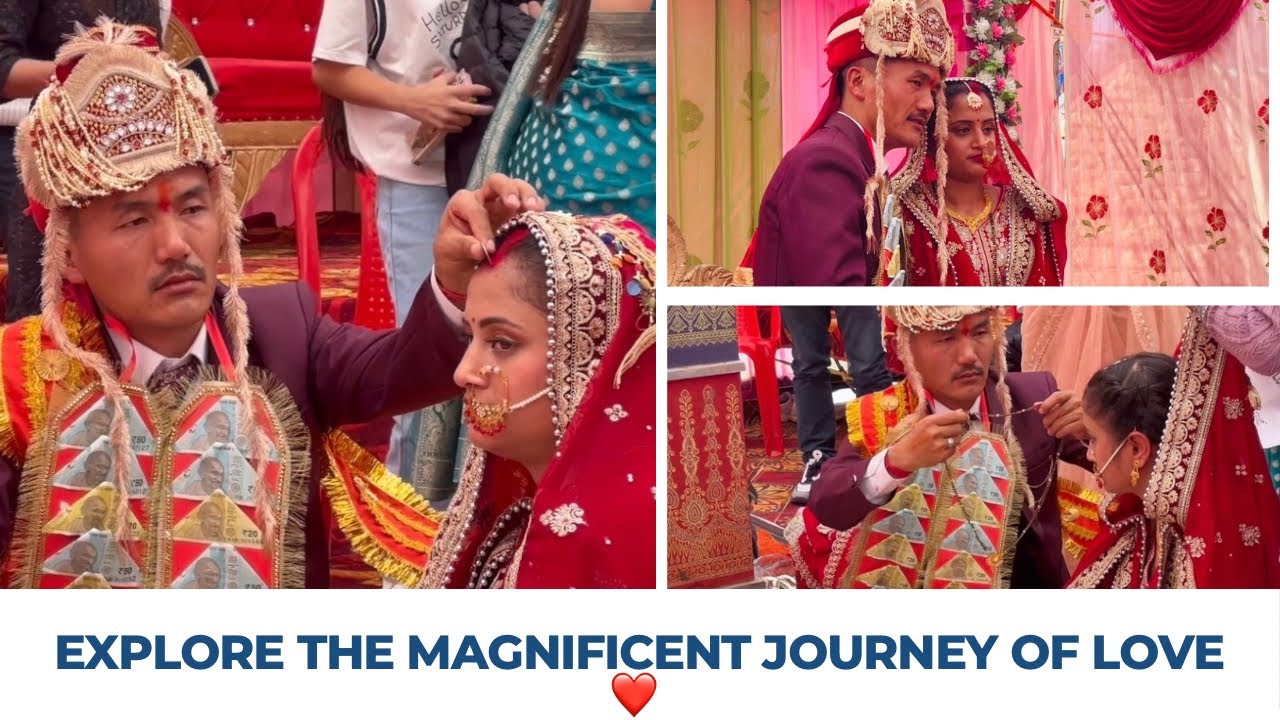 Tibetan Groom,Indian Bride|Stunning Hindu Wedding You Can’t Miss! |DorjeeWedsBindiya @Tibetanhunter 